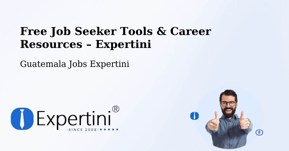 Free Job Seeker Tools & Career Resources – Pastores - Pastores, Guatemala Jobs Expertini